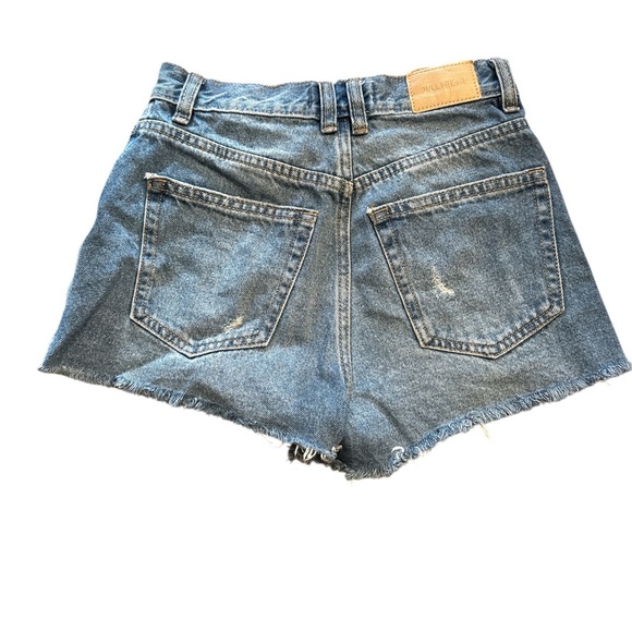 Denim Distressed Women Cut-Off Shorts - Picture 3 of 4